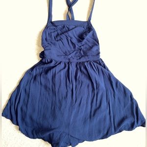 Flowy Strappy Open-Back Romper